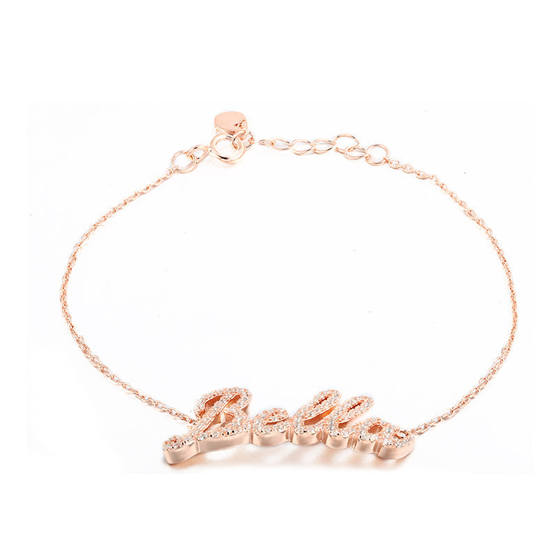 ZIRCONIA CUSTOM NAME BRACELET